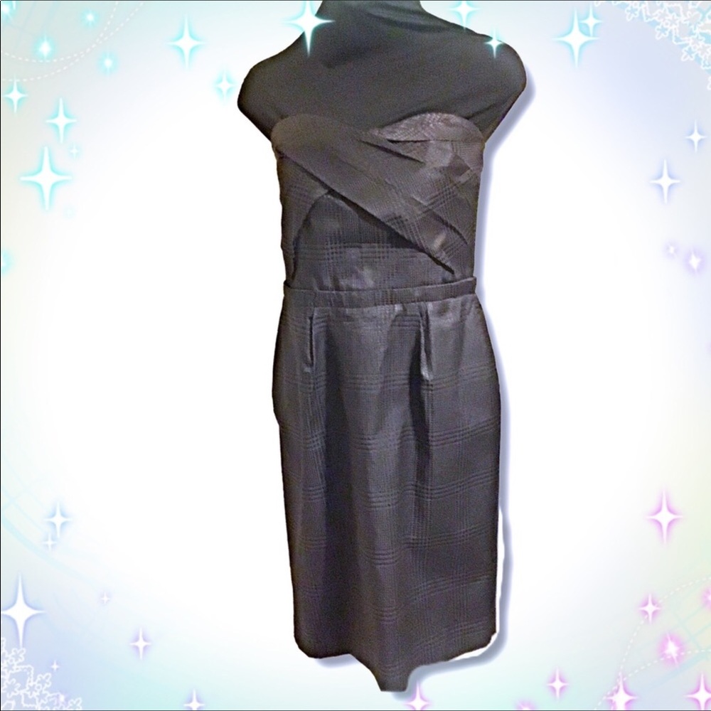 Banana Republic Black Strapless Dress